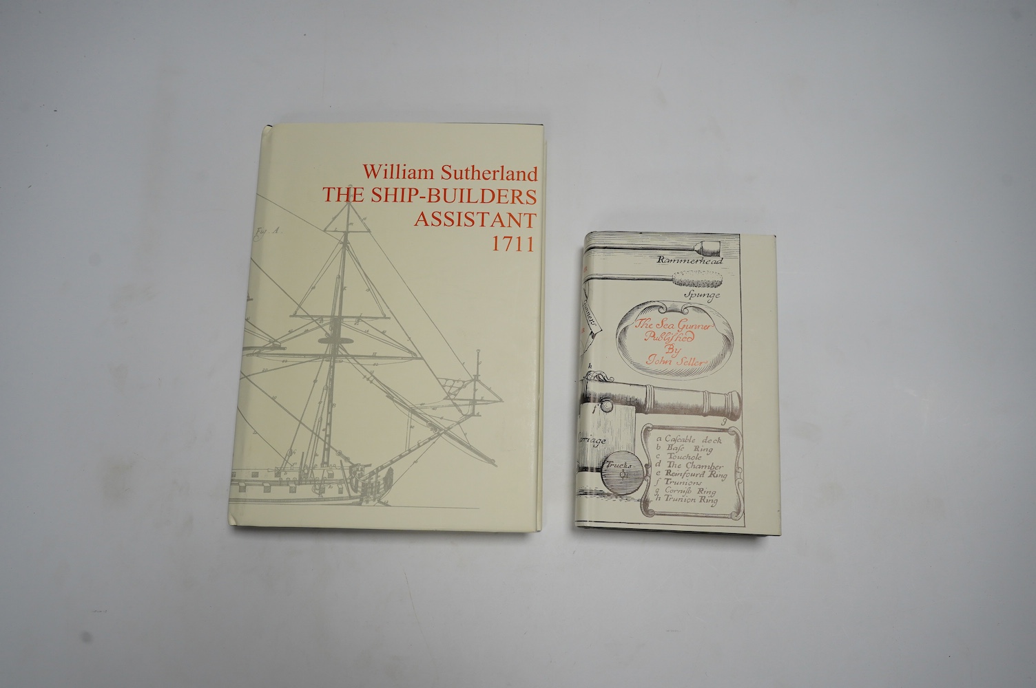 Seller, John - The Sea-Gunner. facsimile limited edition (of 750 numbered copies). folded facsimile plates; d/wrapper, sm.8vo. Rotherfield (E. Sussex), 1994; Beer, Carel de - The Art of Gunfounding: the casting of bronze